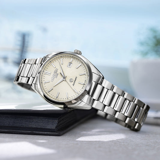 Roamer Elite Automatic Silver Stainless Steel Bracelet Box Set