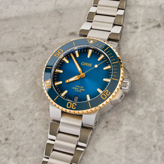 Oris Aquis Date Calibre 400 Automatic Silver Stainless Steel Bracelet