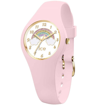 Ice Fantasia Rainbow Pink Rubber Strap