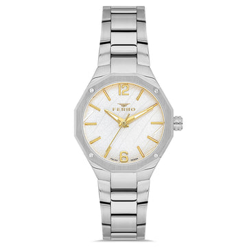 Ferro Silver Stainless Steel Bracelet