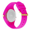 Ice Glitter Fuchsia Rubber Strap