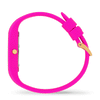 Ice Glitter Fuchsia Rubber Strap