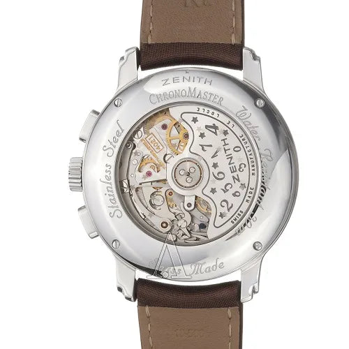 Zenith Star Open El Primero Brown Leather Strap