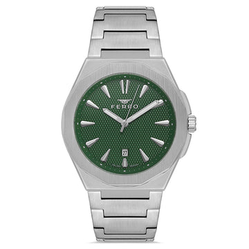 Ferro Silver Stainless Steel Bracelet