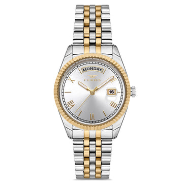 Ferro Two Tone Stainless Steel Bracelet