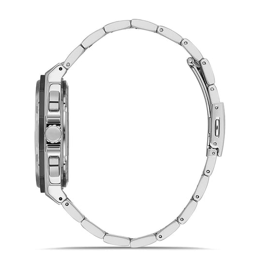 Ferro Multifunction Silver Stainless Steel Bracelet