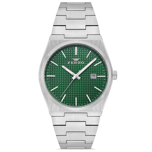 Ferro Silver Stainless Steel Bracelet