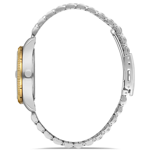 Ferro Two Tone Stainless Steel Bracelet