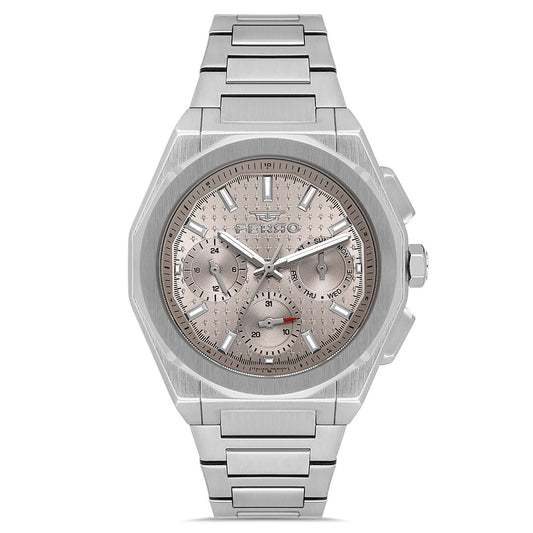 Ferro Multifunction Silver Stainless Steel Bracelet