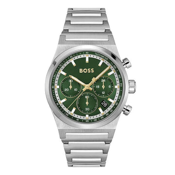 Hugo Boss Candor Chronograph Silver Stainless Steel Bracelet