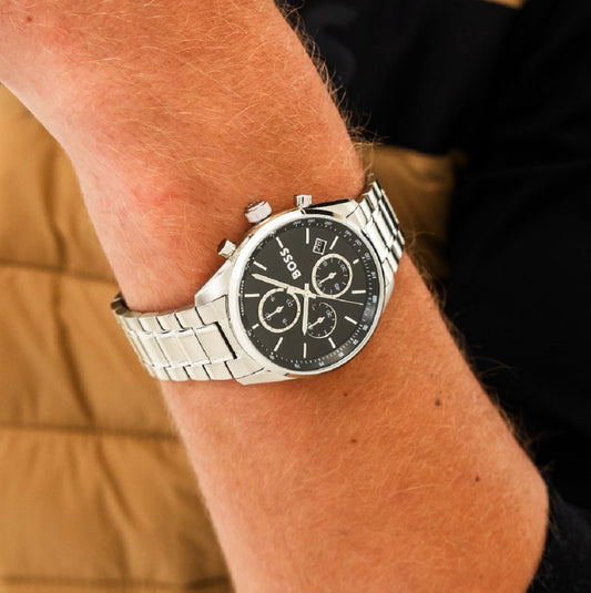 HUGO BOSS Ανδρικό Ρολόι GRAND PRIX Chrono Black 1514259