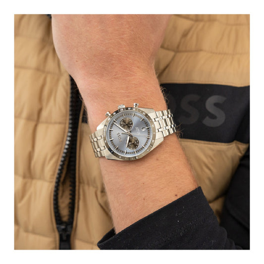 HUGO BOSS Ανδρικό Ρολόι TOURMASTER Multifuction Blue 1514286