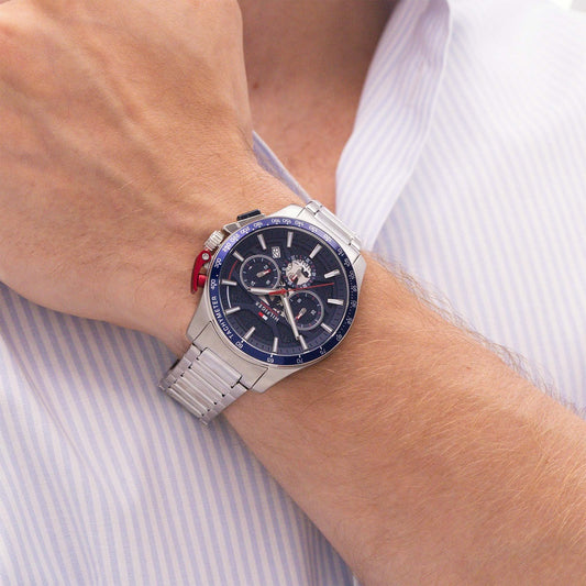 Tommy HILFIGER Bank Stainless Steel Chronograph 1792261