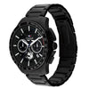 Ανδρικό Ρολόι Χρονογράφος Tommy Hilfiger Μαύρο με Tachymeter & Ατσάλινο Μπρασελέ