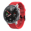 Ρολόι Smartwatch DAS.4  Ανδρικό Ασημί με Μαύρη Οθόνη και Κόκκινο Λουράκι Σιλικόνης 203070062