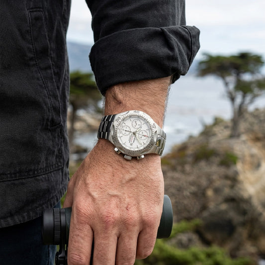 Ανδρικό Eterna Monterey Eterna-Matic Chronograph Swiss Made με Ατσάλινο Μπρασελέ