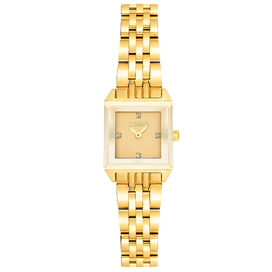 Breeze Impress Gold Tone Stainless Steel Bracelet
