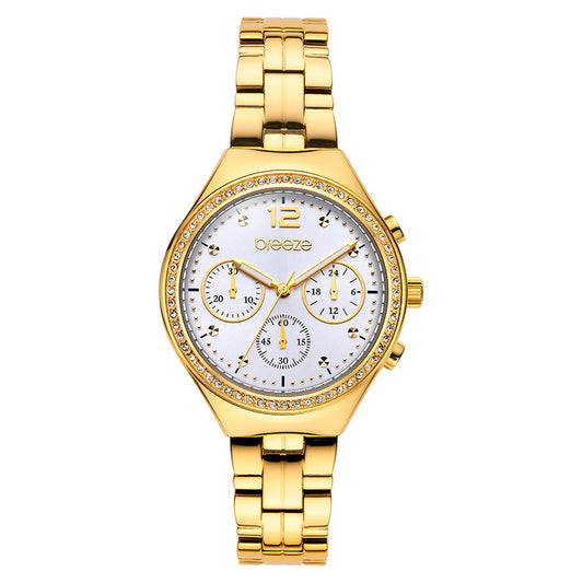Breeze Absolute Gold Stainless Steel Bracelet