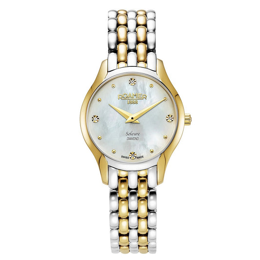 Roamer Soleure Diamond Silver Stainless Steel Bracelet