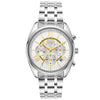 Breeze Poshius Silver Tone Stainless Steel Bracelet