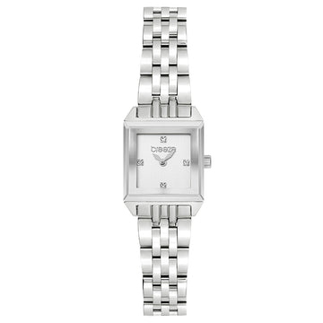 Breeze Impress Silver Tone Stainless Steel Bracelet