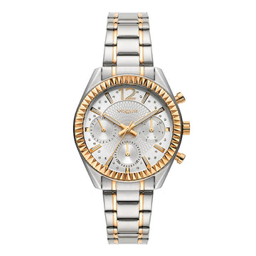 Vogue Happy Chronograph Two Tone Stainless Steel Bracelet