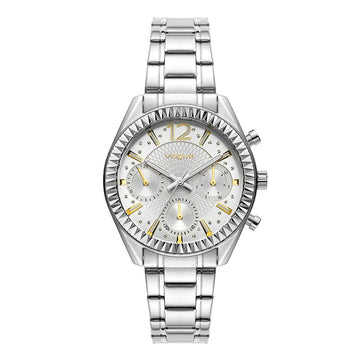 Vogue Happy Sport Multifunction Silver Stainless Steel Bracelet