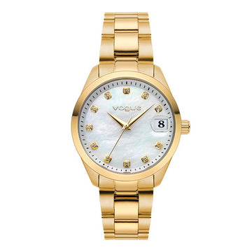 Vogue Reina Gold Stainless Steel Bracelet