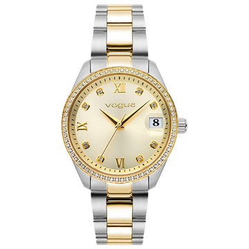 Vogue Reina Two Tone Stainless Steel Bracelet