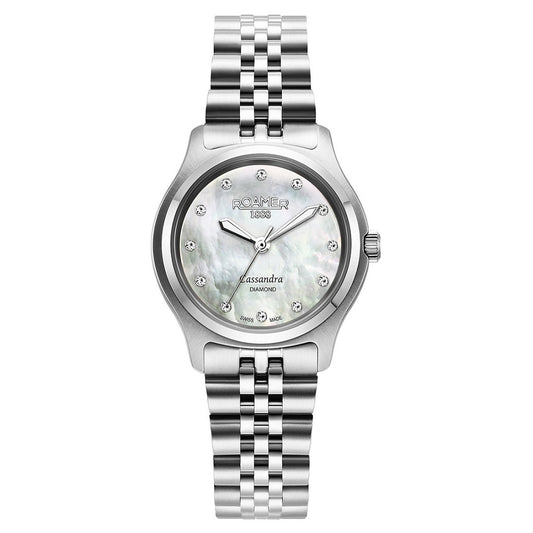 Ρολόι Γυναικείο Swiss Made με Διαμάντια Roamer Cassandra 626847 41 89 20