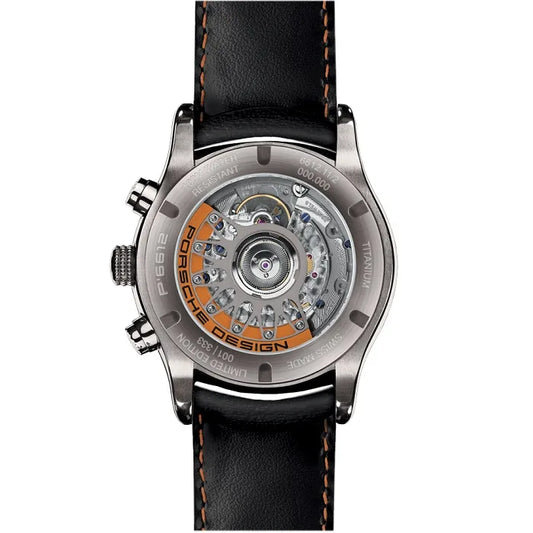 Porsche Design Limited Edition  Black Leather Strap