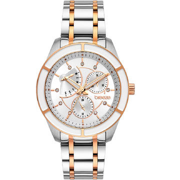 Breeze Colorista Rose Gold Two Tone Stainless Steel Bracelet