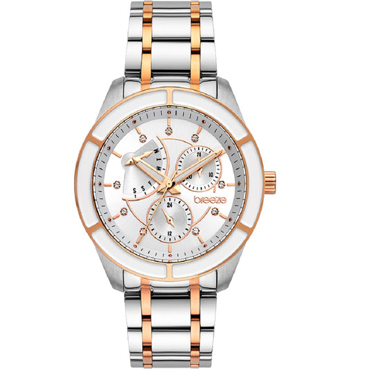 Breeze Colorista Rose Gold Two Tone Stainless Steel Bracelet