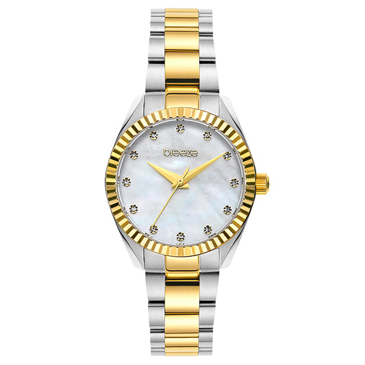 Breeze Estee Two Tone Stainless Steel Bracelet