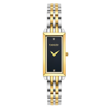 Breeze Edge Two Tone Stainless Steel Bracelet