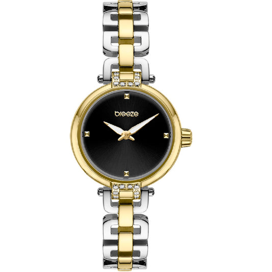 Ρολόι BREEZE Knotique Crystals Two Tone Stainless Steel Bracelet 713021.2