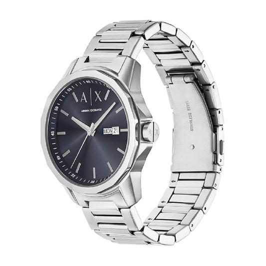 Armani Exchange Ανδρικό Ρολόι με Μπλε Καντράν AX1767