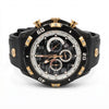 Ανδρικό Ρολόι Elgin Chronograph Μαύρο με Rose Gold Λεπτομέρειες