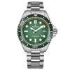 Ρολόι ανδρικό Edox Neptunian Grande Réserve 80801-3VM-VDN με μπρασελέ και πράσινο καντράν