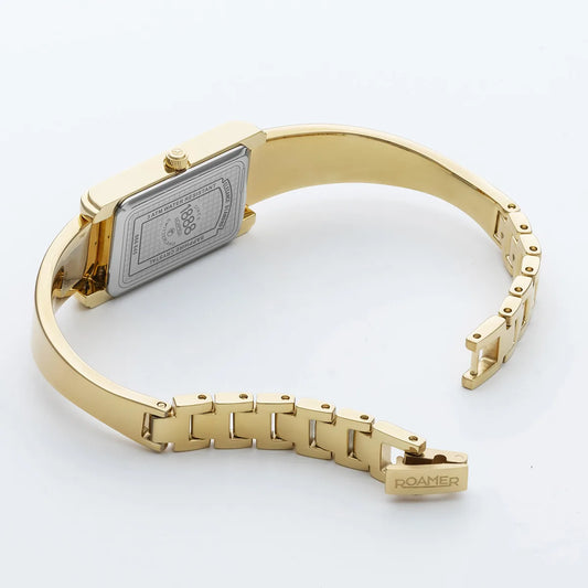 Roamer Elegance Diamond Gold Stainless Steel Bracelet