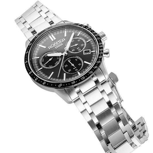 Ρολόι Ανδρικό Roamer 1888 Swiss Made Χρονογράφος 968988-41-85-20