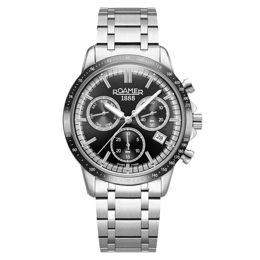 Ρολόι Ανδρικό Roamer 1888 Swiss Made Χρονογράφος 968988-41-85-20