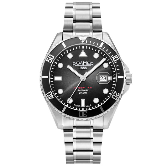 Roamer Pro Diver 200 Silver Stainless Steel Bracelet