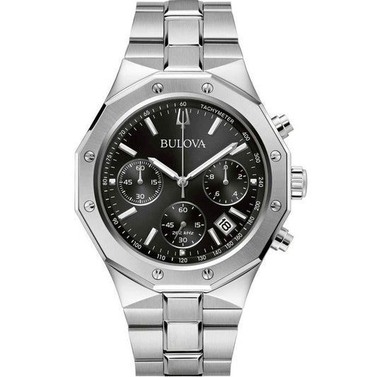 Bulova Precisionist Chronograph  Silver Stainless Steel Bracelet