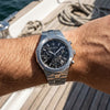 Bulova Precisionist Chronograph  Silver Stainless Steel Bracelet
