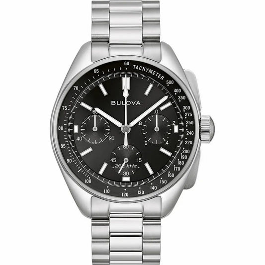 Bulova Lunar Pilot Chronograph Silver Stainless Steel Bracelet