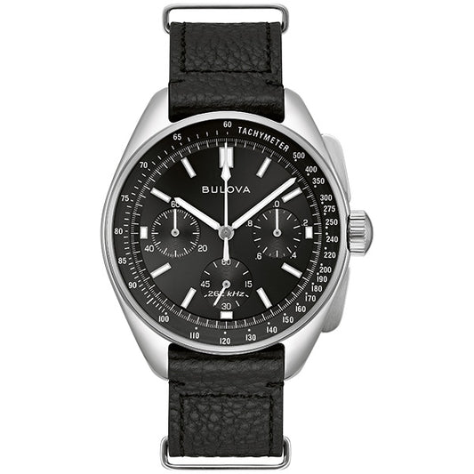 Bulova Lunar Pilot Chronograph Silver Stainless Steel Bracelet