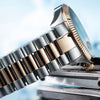 Roamer Primeline Day-Date Automatic Two Tone Stainless Steel Bracelet