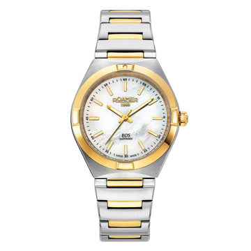 Ρολόι Γυναικείο Swiss Made με Κρύσταλλο Ζαφειριού Roamer EOS 982847 47 20 20