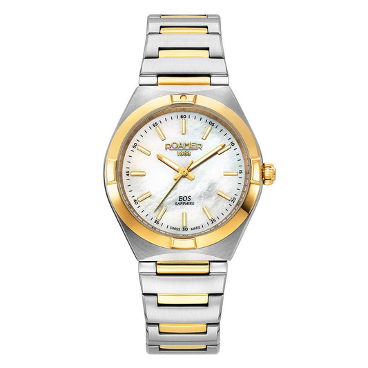 Ρολόι Γυναικείο Swiss Made με Κρύσταλλο Ζαφειριού Roamer EOS 982847 47 20 20